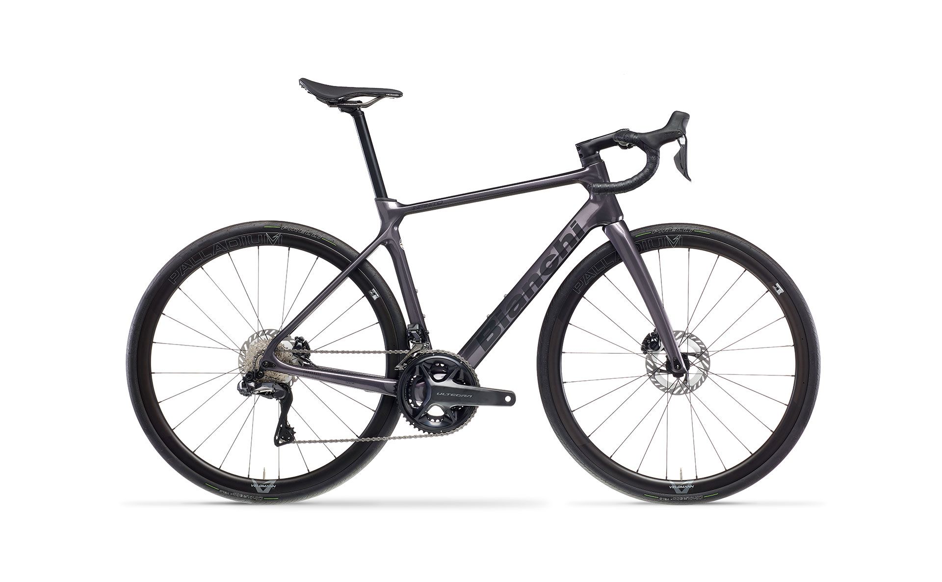 Bianchi Infinito 105 12s Purple Black Glossy/Black Matt Decal