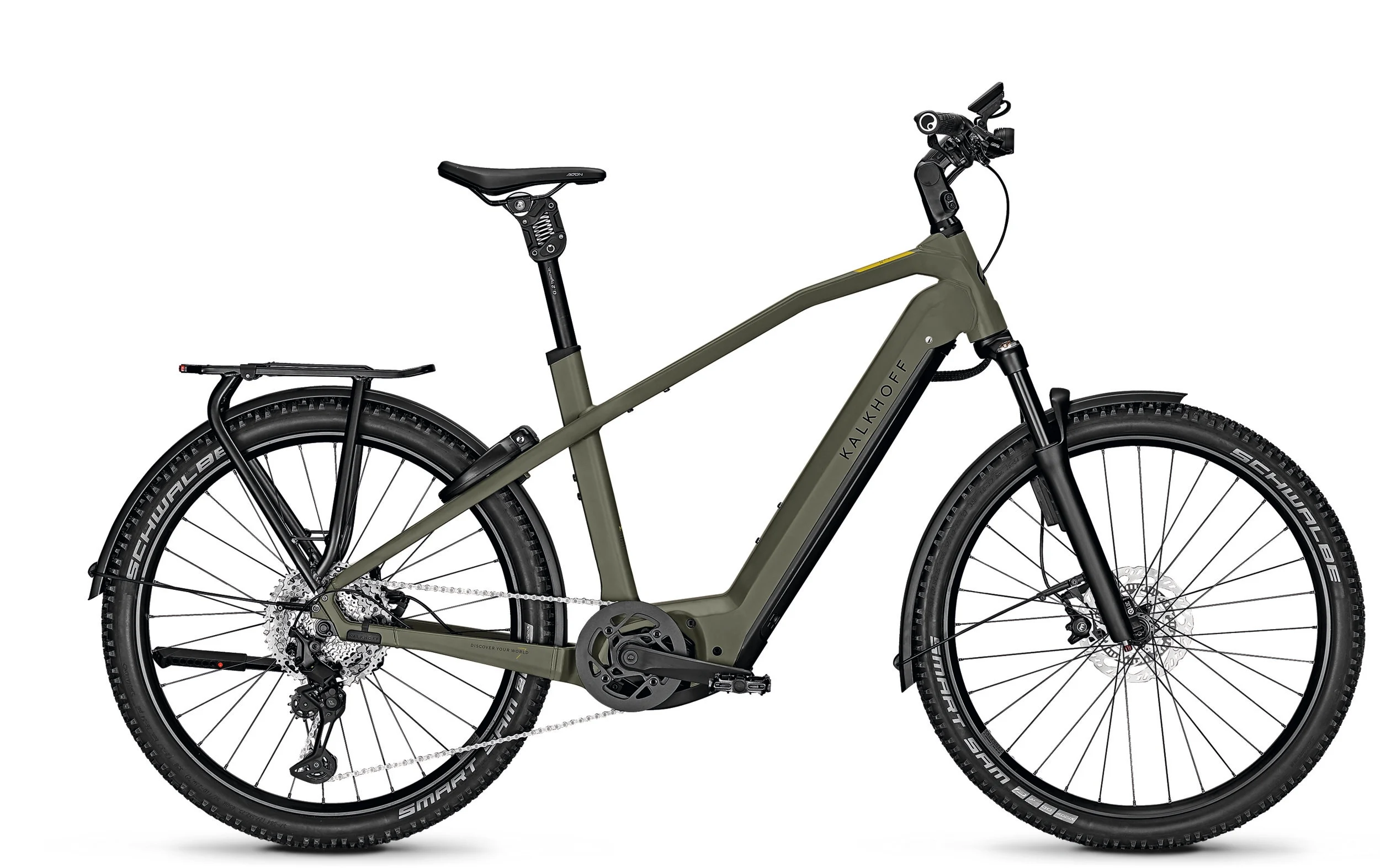 Kalkhoff Entice 7.B Advance+ ABS Diamant Urbangreen Matt 