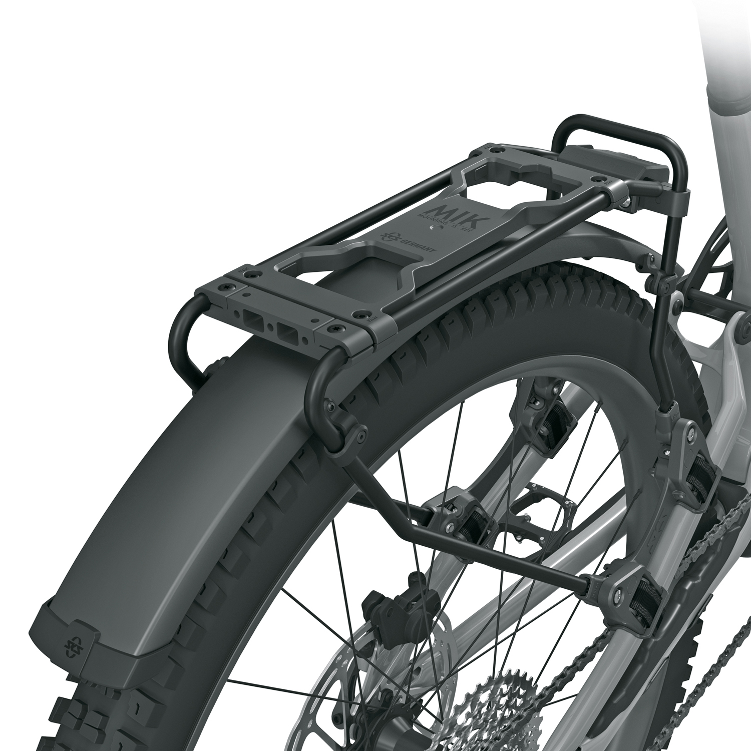 SKS Infinity Universal Mudguard 56mm Hinterrad Schutzblech schwarz