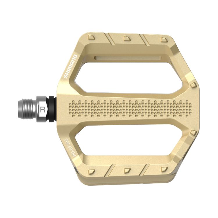 Shimano PD-EF202 Flat Pedal Plattform Pedale gold