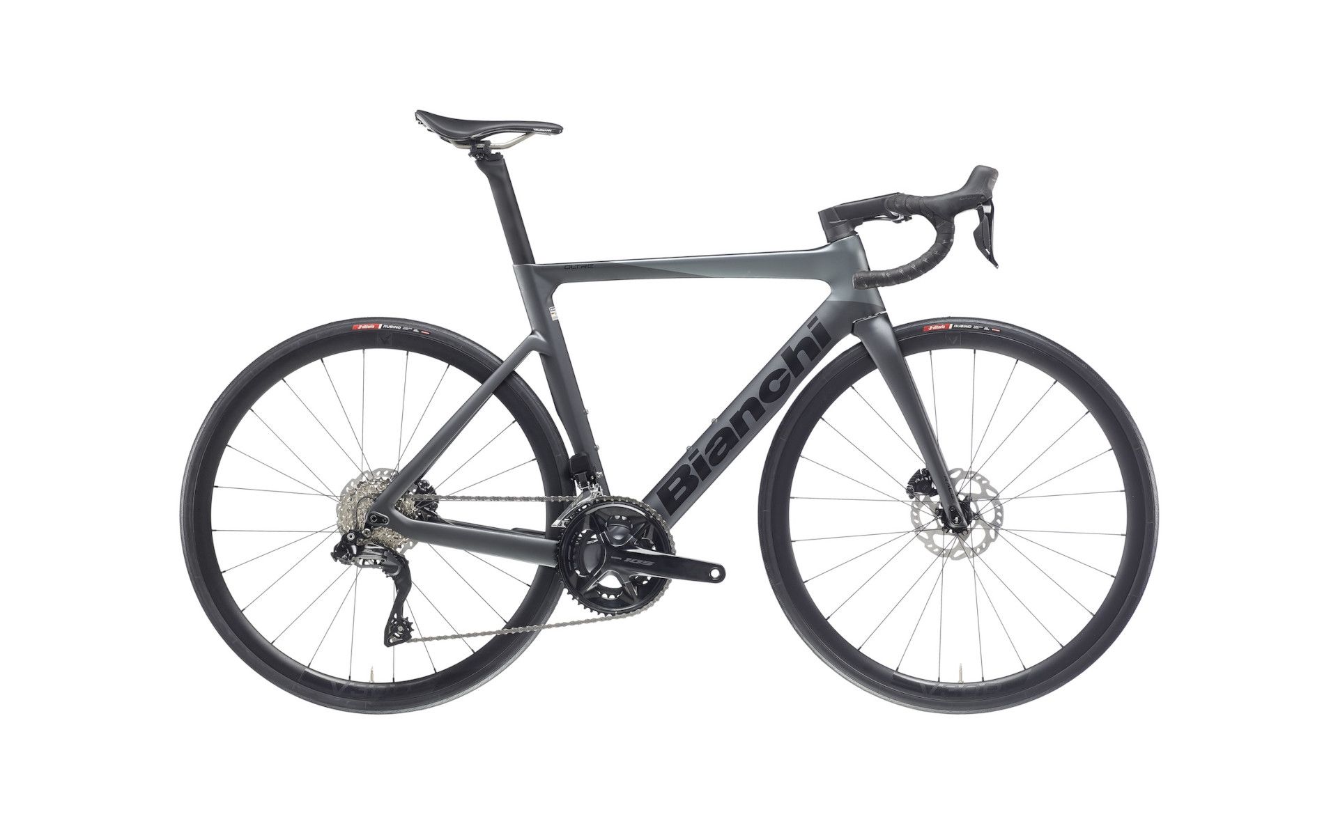 Bianchi Oltre Race 105 12SP Grey/Black-Full Matt