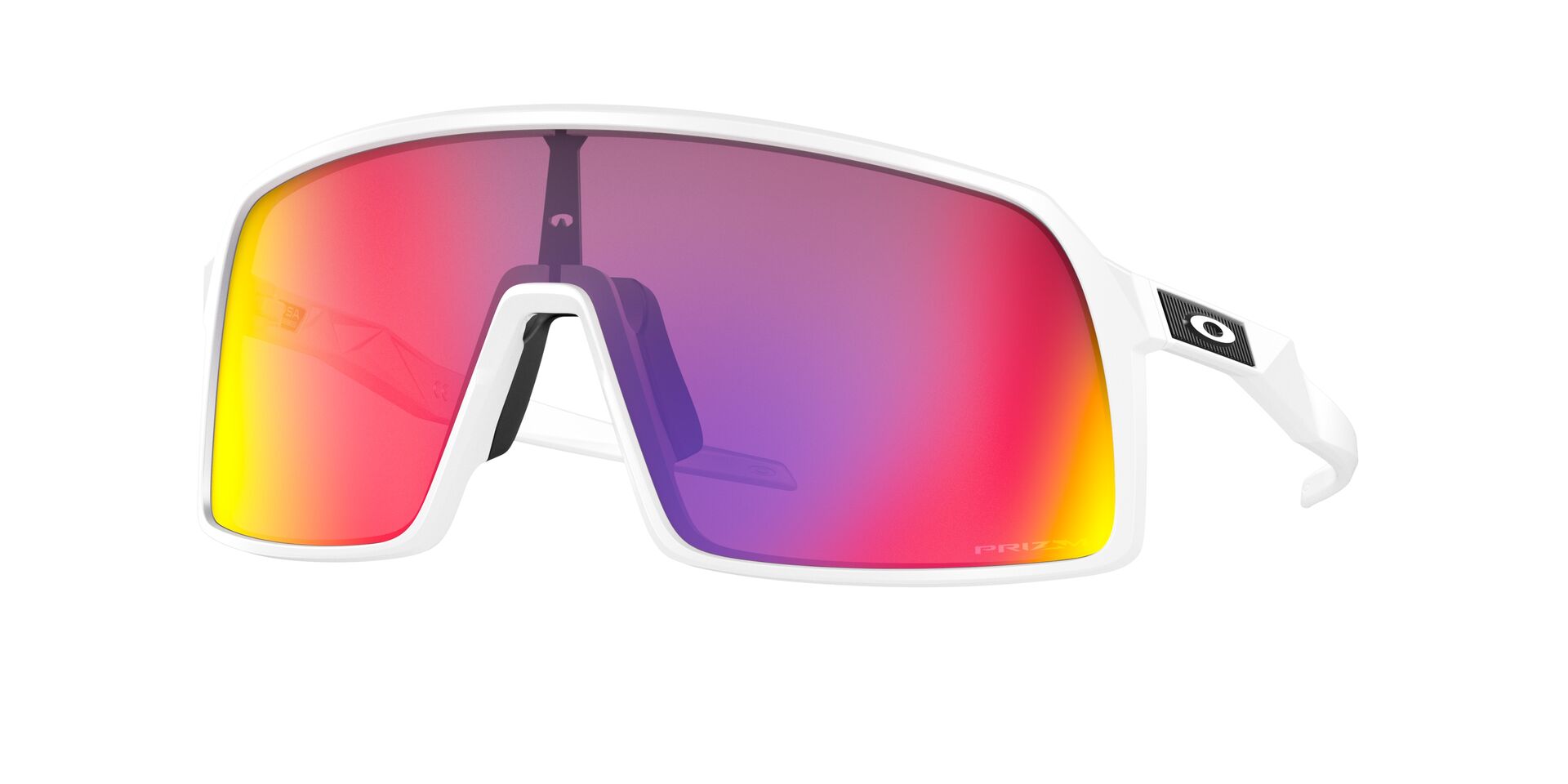 Oakley Sutro Sonnenbrille Matte White/Prizm Road