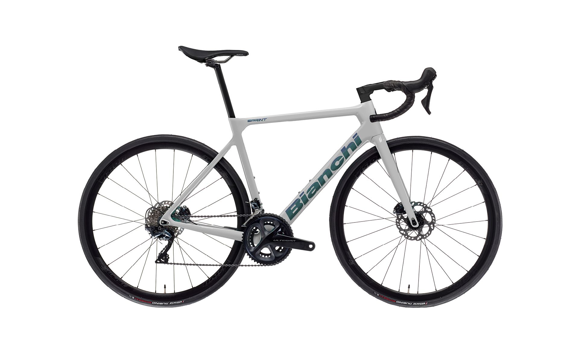 Bianchi Sprint 105 Di2 12SP Light Grey/Iridescent - Full Glossy