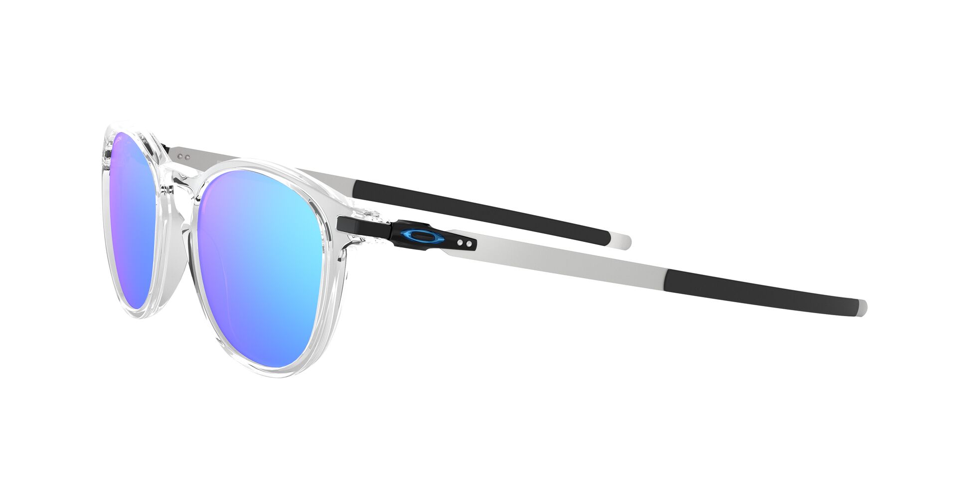 Oakley Pitchman R Sonnenbrille Polished Clear, Prizm Saphire