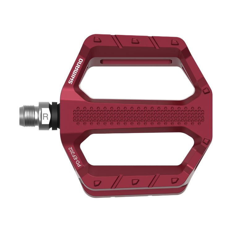 Shimano PD-EF202 Flat Pedal Plattform Pedale rot