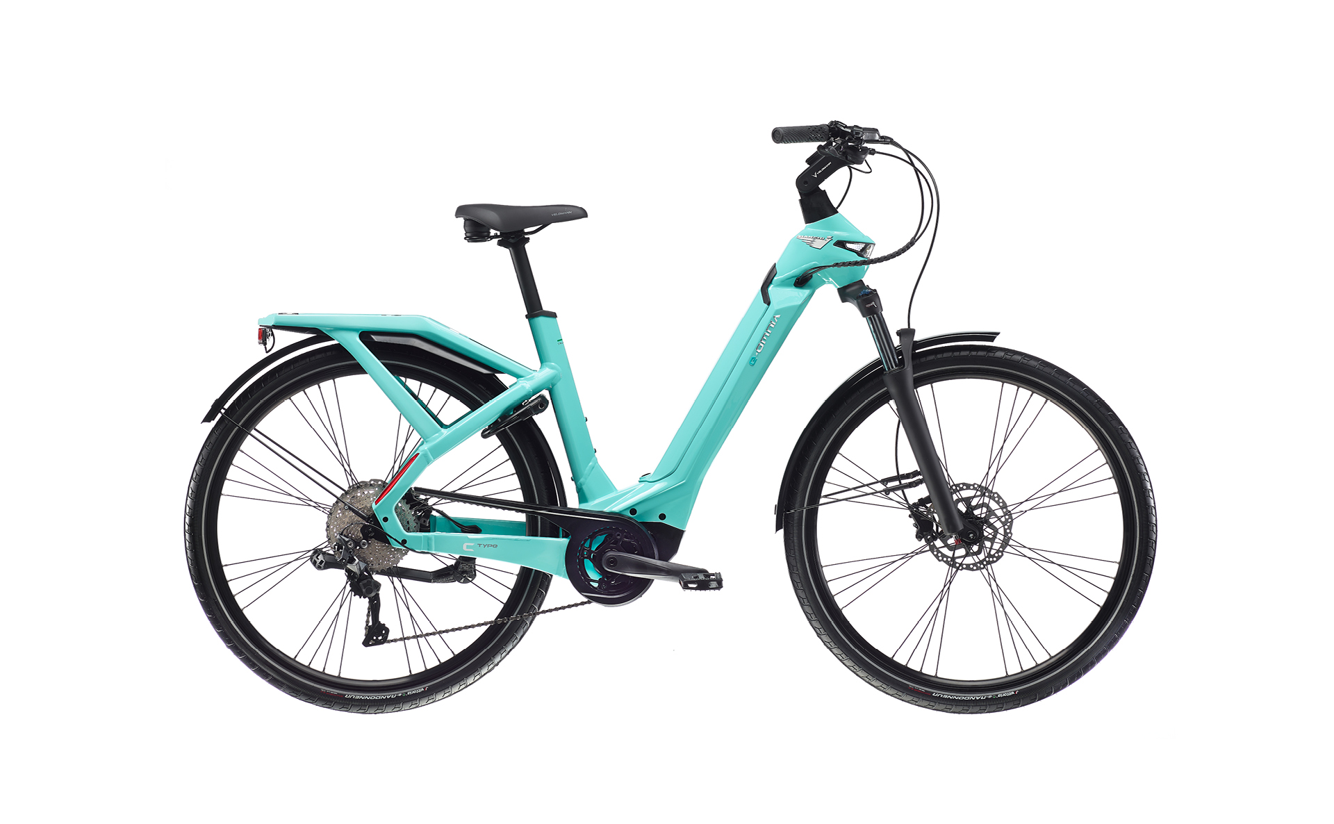 Bianchi E-Omnia C-Type Deore 10SP Bosch 500Wh Kiox Celeste