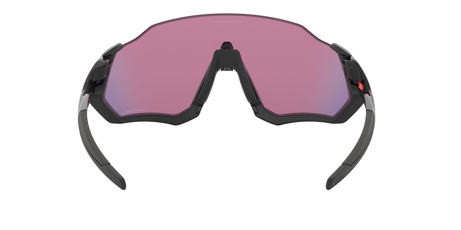 Oakley Flight Jacket Sonnenbrille Matte Black, Prizm Road