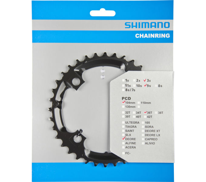 Shimano DEORE FC-M590 36-4 Kettenblatt