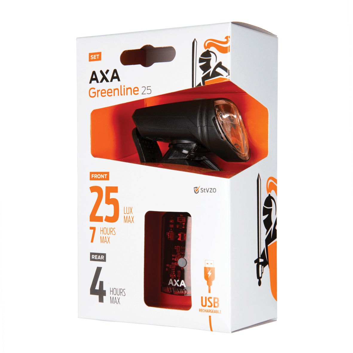 AXA Greenline Set 25 Lux Lampenset 