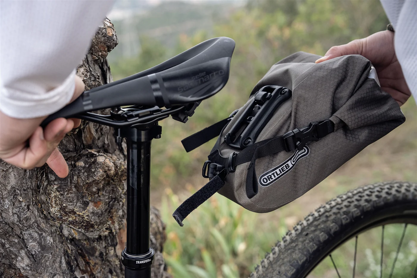 Ortlieb Saddle-Bag 1.6 L Satteltasche dark sand