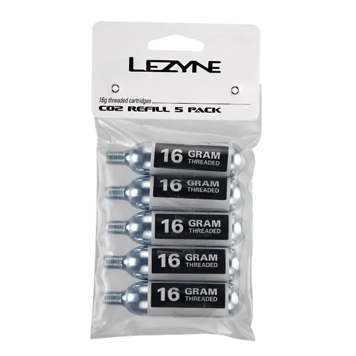 Lezyne CO2-Kartuschen 16g - 5er Pack