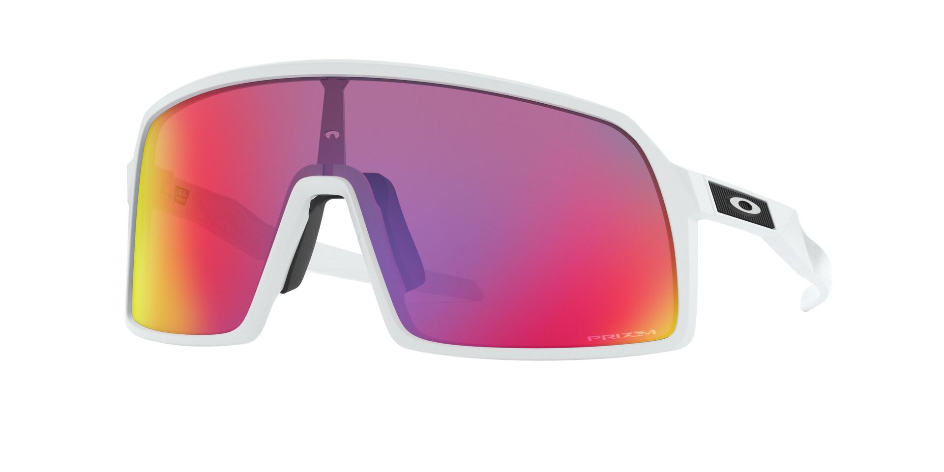 Oakley Sutro S Sonnenbrille Matte White/Prizm Road