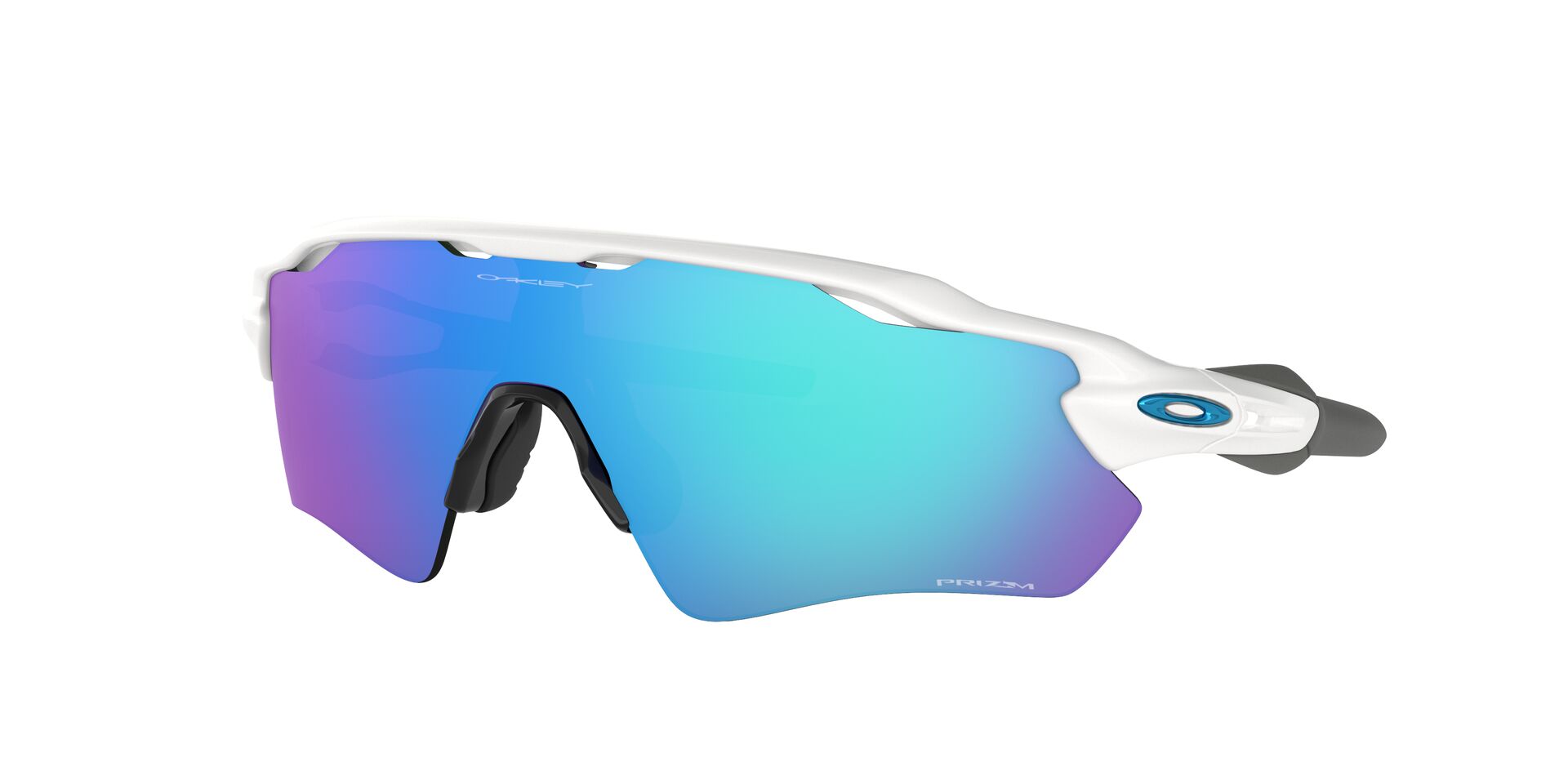 Oakley Radar EV Path Sonnenbrille Polished White/Prizm Sapphire