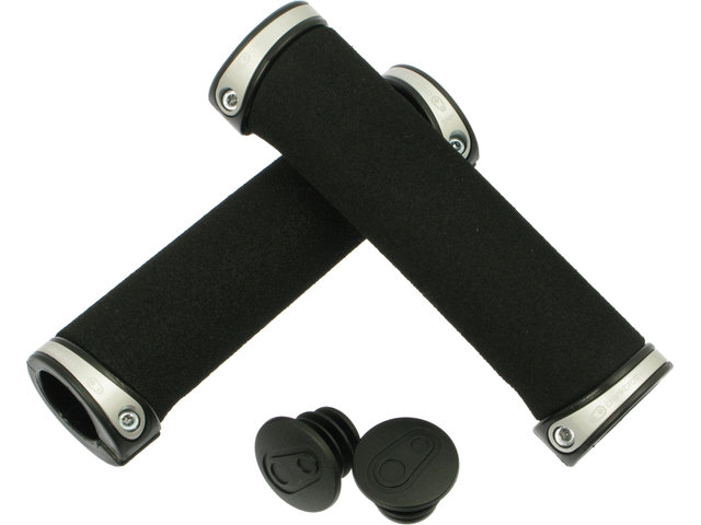 Crankbrothers Cobalt Lock-On Grips Black/Silver