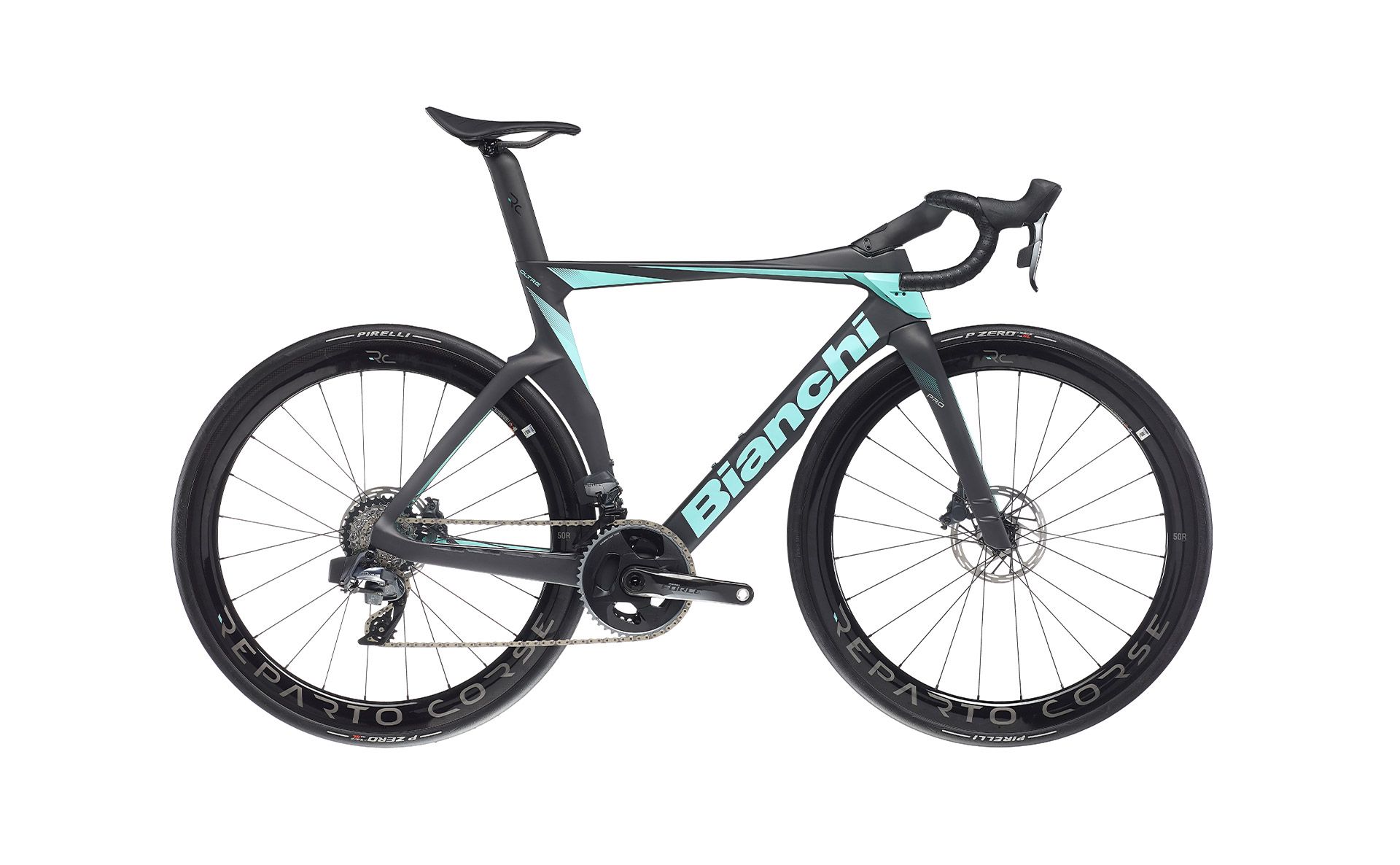 Bianchi Oltre Pro SRAM Force Etap AXS Graphite/Ck16 Full Matt 