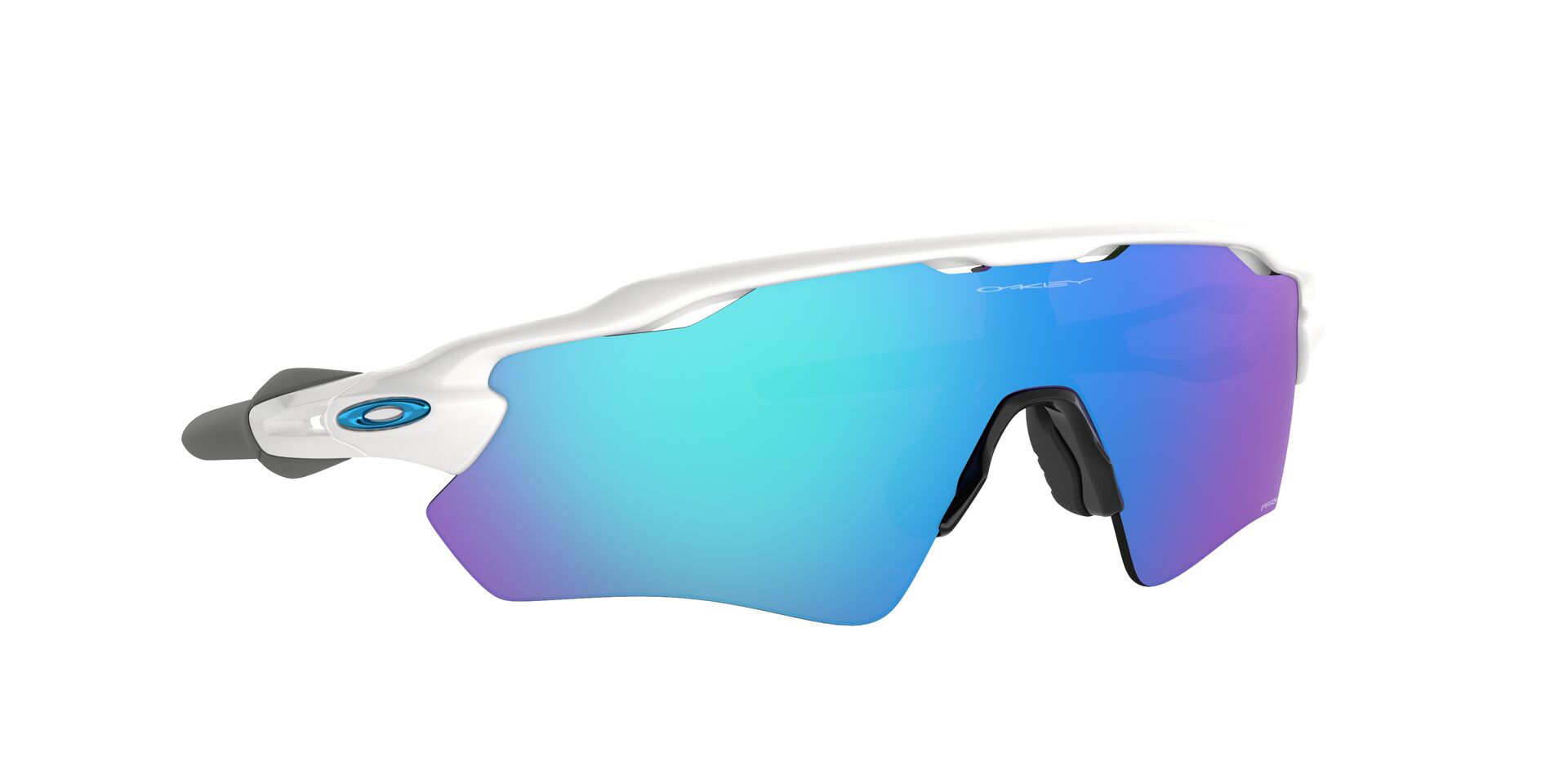 Oakley Radar EV Path Sonnenbrille Polished White/Prizm Sapphire