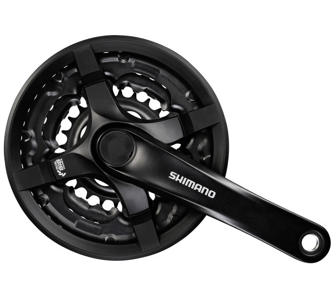 Shimano  TOURNEY FC-TY501 3x6/7/8 Kurbelgarnitur schwarz