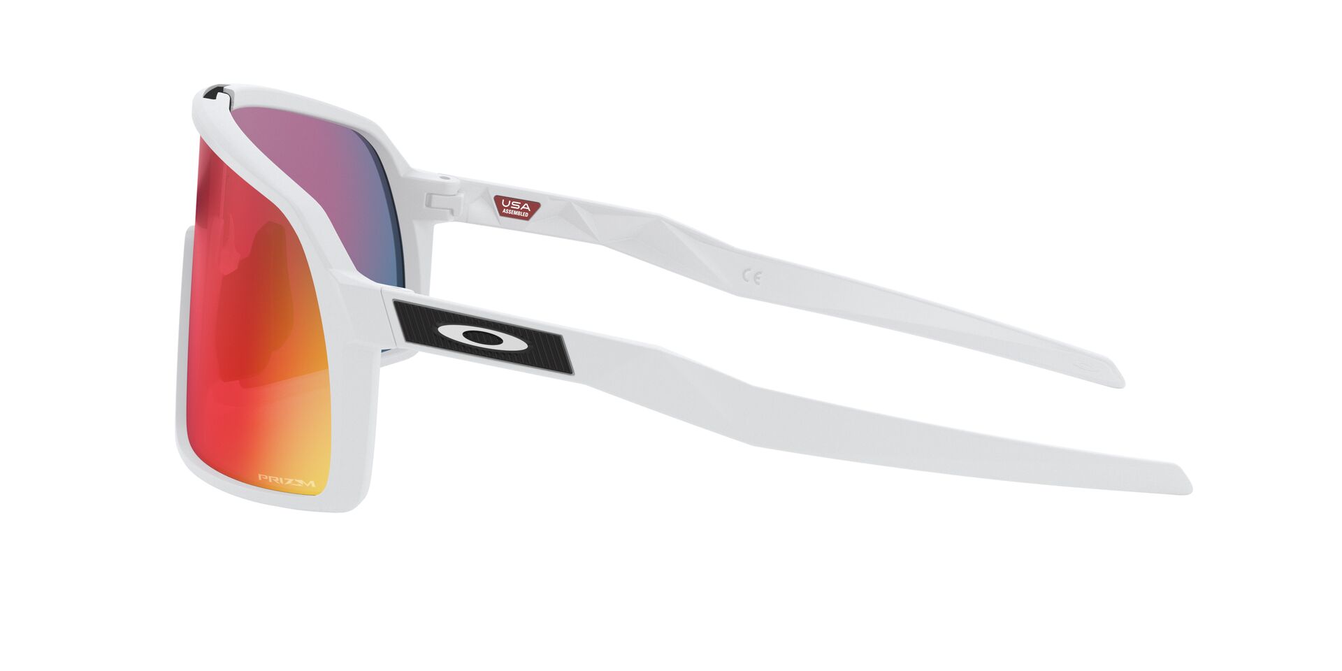 Oakley Sutro S Sonnenbrille Matte White/Prizm Road