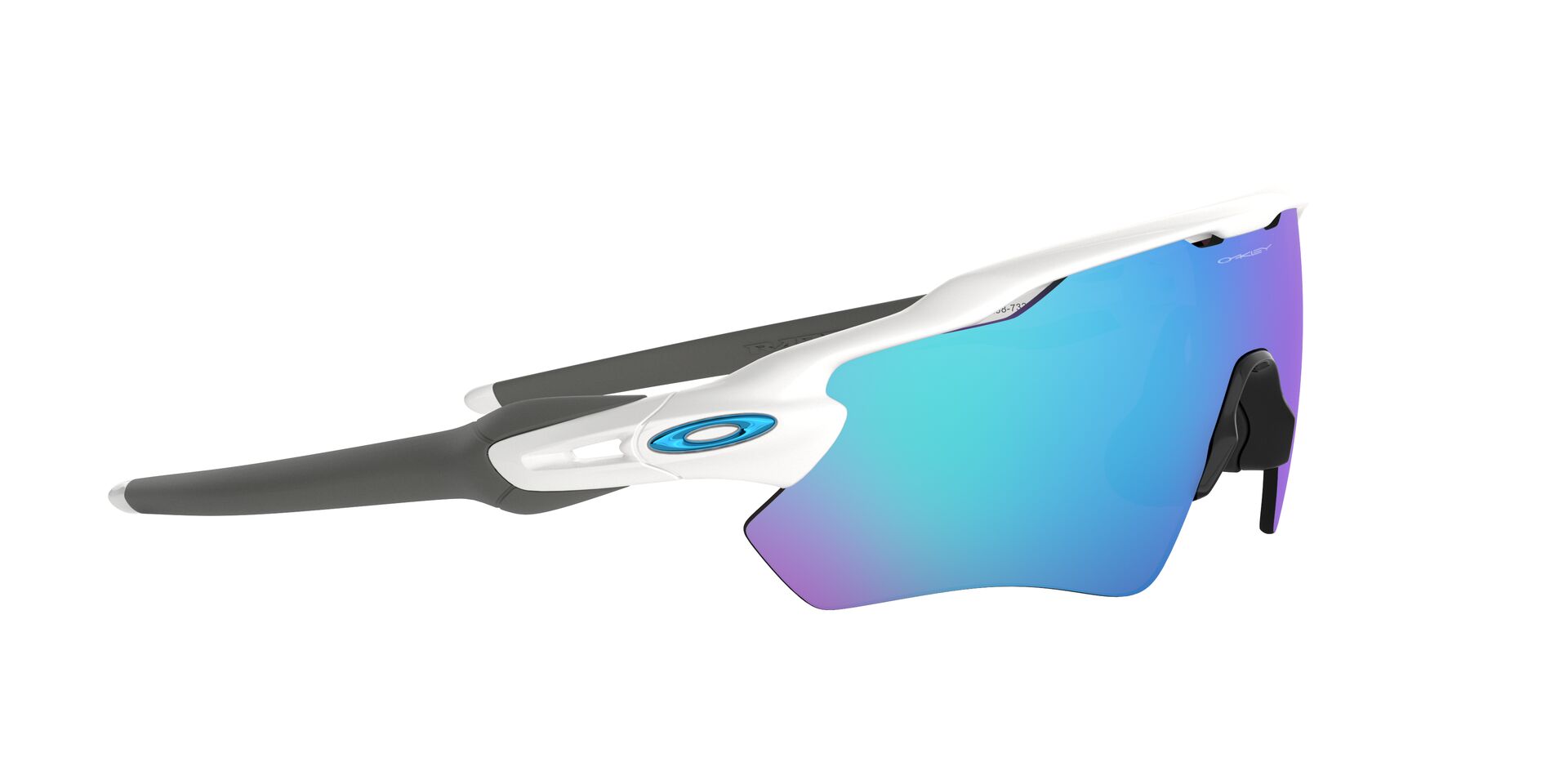 Oakley Radar EV Path Sonnenbrille Polished White/Prizm Sapphire