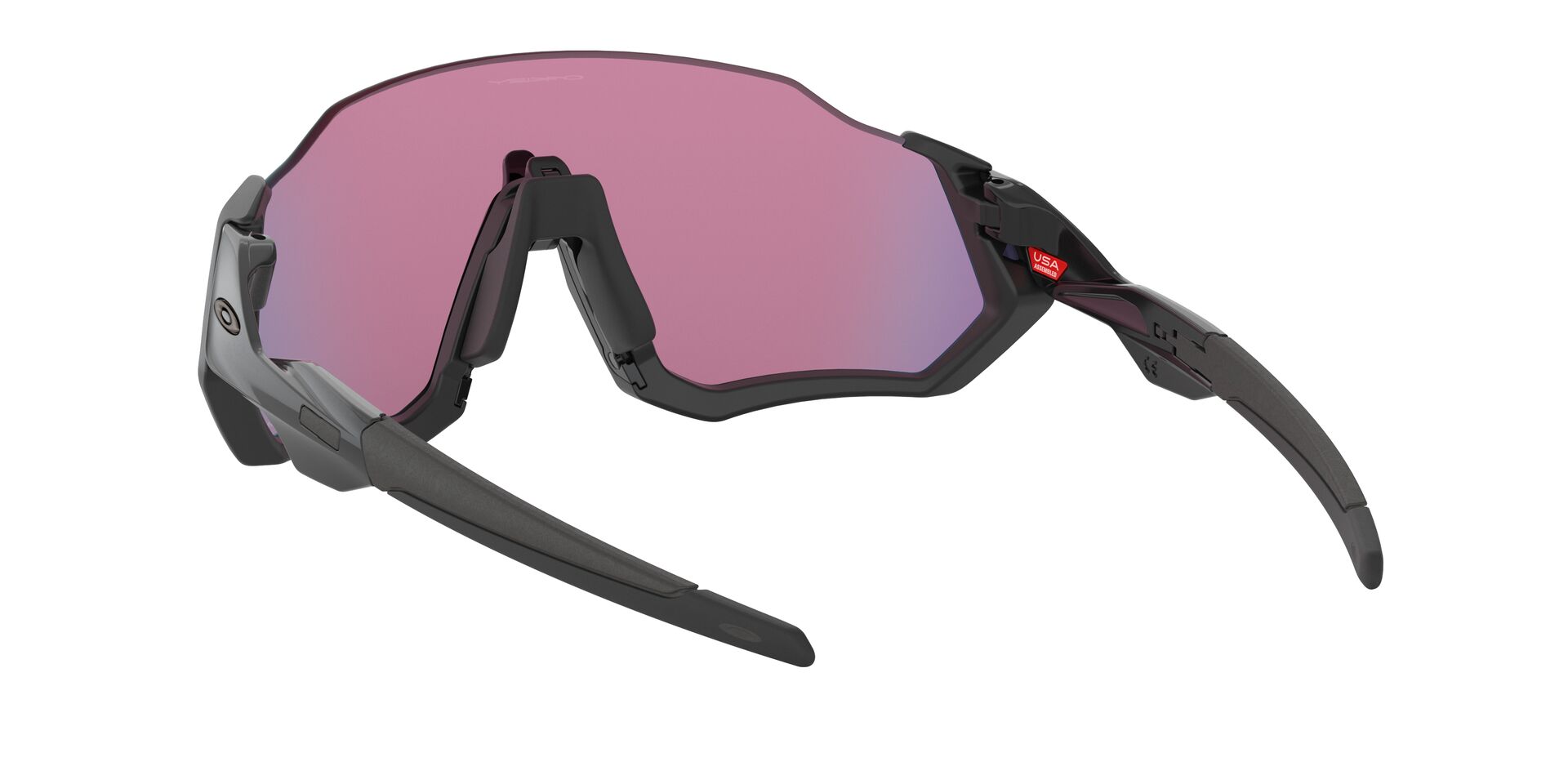 Oakley Flight Jacket Sonnenbrille Matte Black, Prizm Road