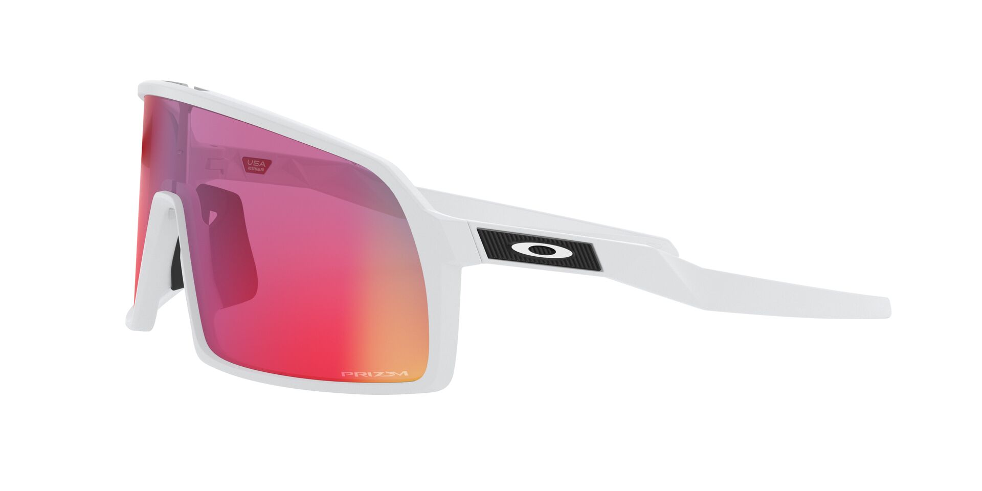 Oakley Sutro S Sonnenbrille Matte White/Prizm Road