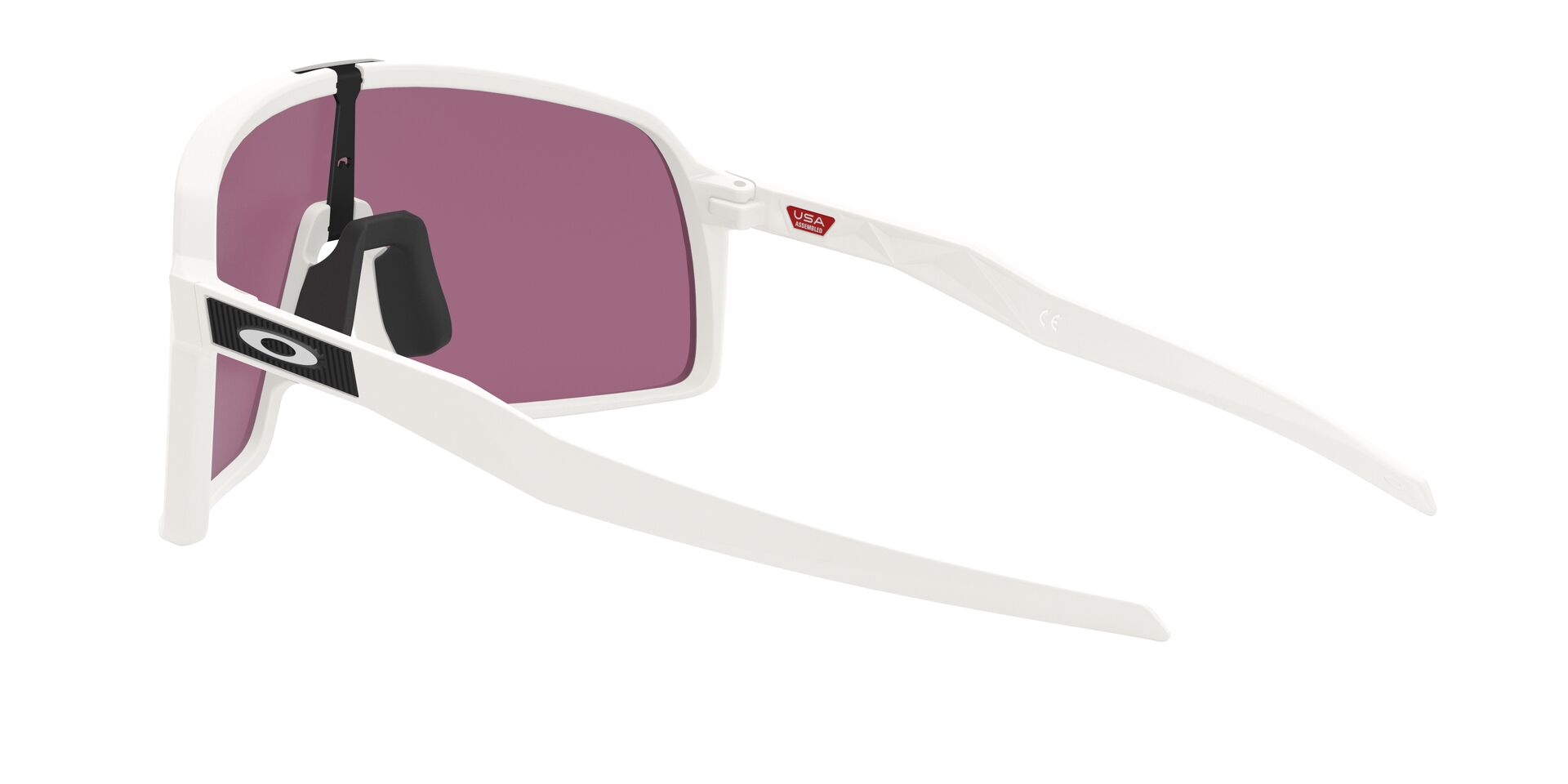 Oakley Sutro Sonnenbrille Matte White/Prizm Road