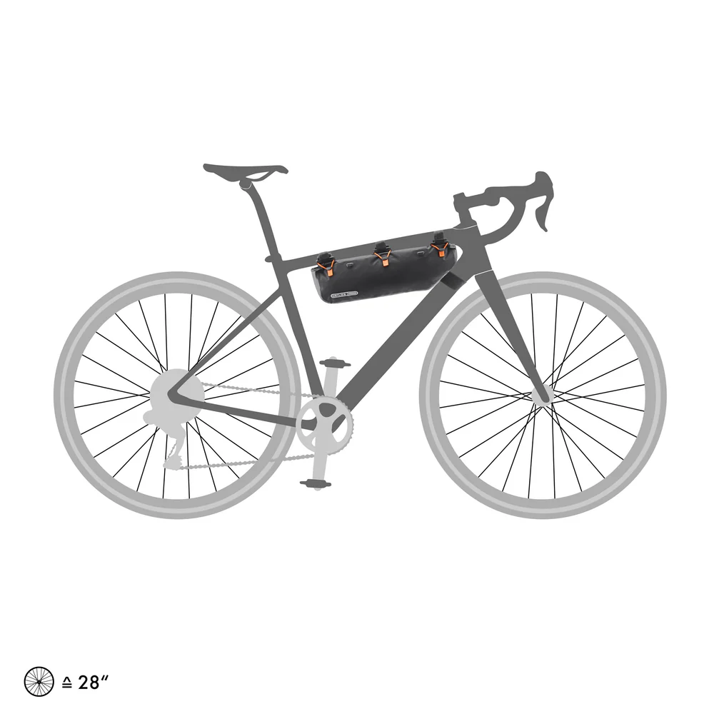 Ortlieb Frame-Pack RC Toptube 3 L Rahmentasche black matt 