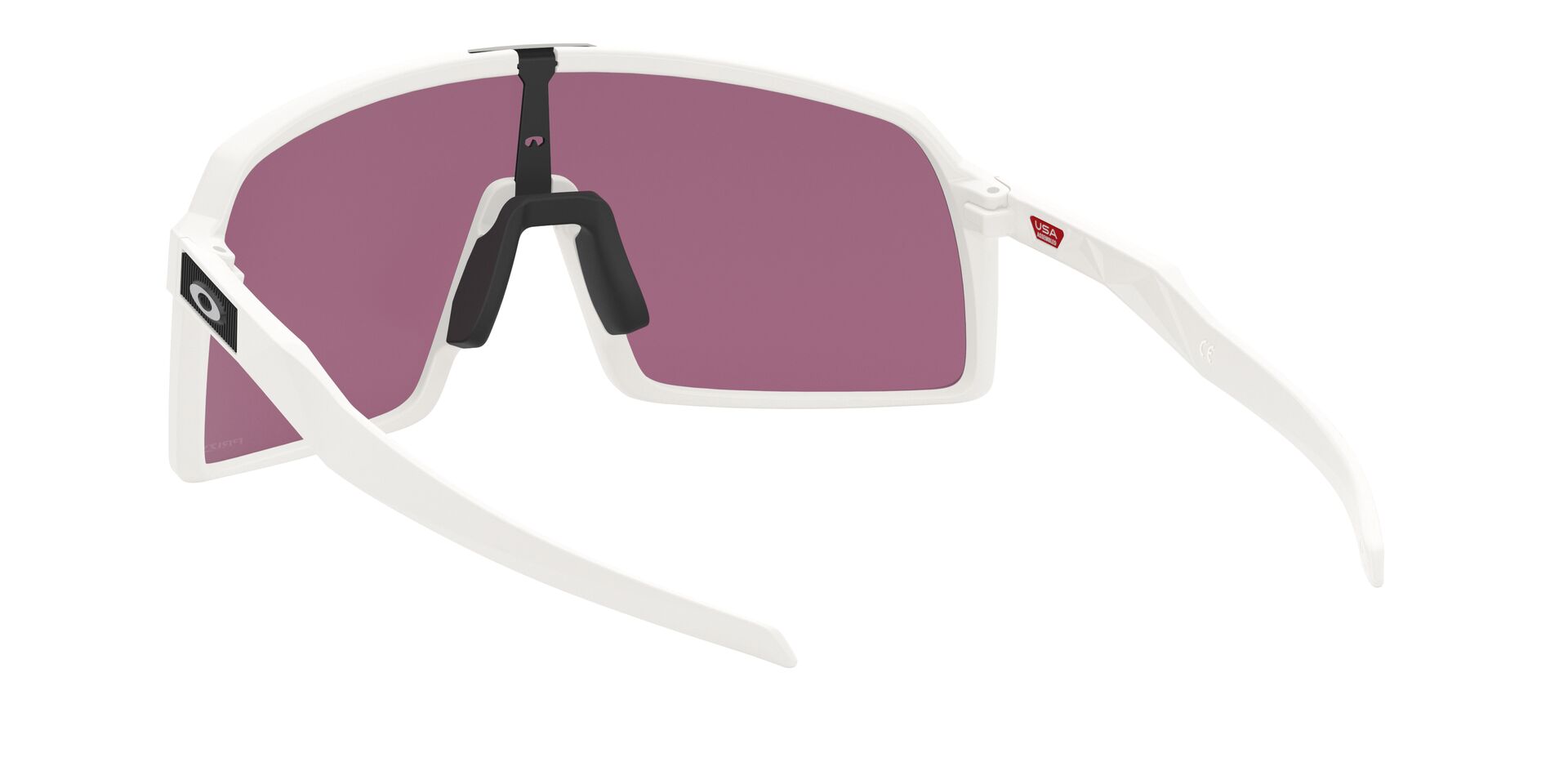 Oakley Sutro Sonnenbrille Matte White/Prizm Road