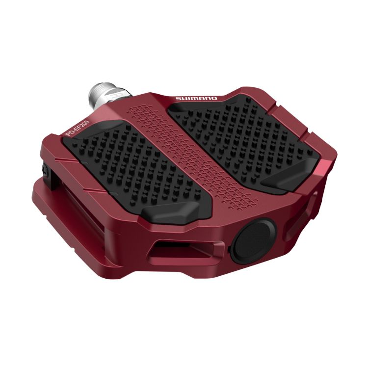 Shimano PD-EF205 Flat Pedal Plattform Pedale rot