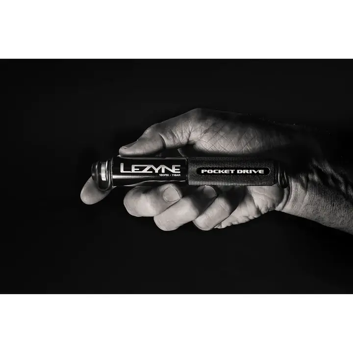 Lezyne Pocket Drive Handpumpe Schwarz