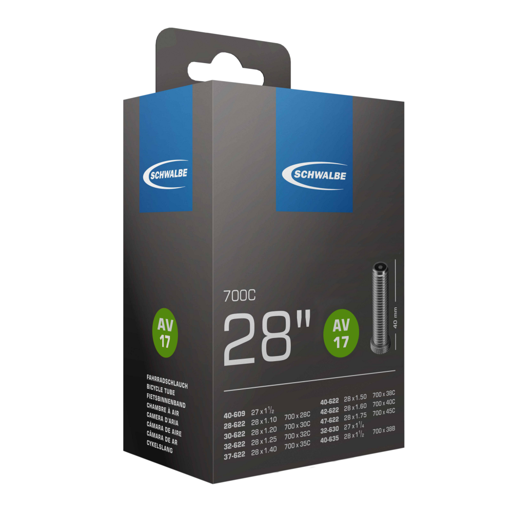 Schwalbe Schlauch Nr. 17 28x1.75" 28/47-622/635 AV 40mm 