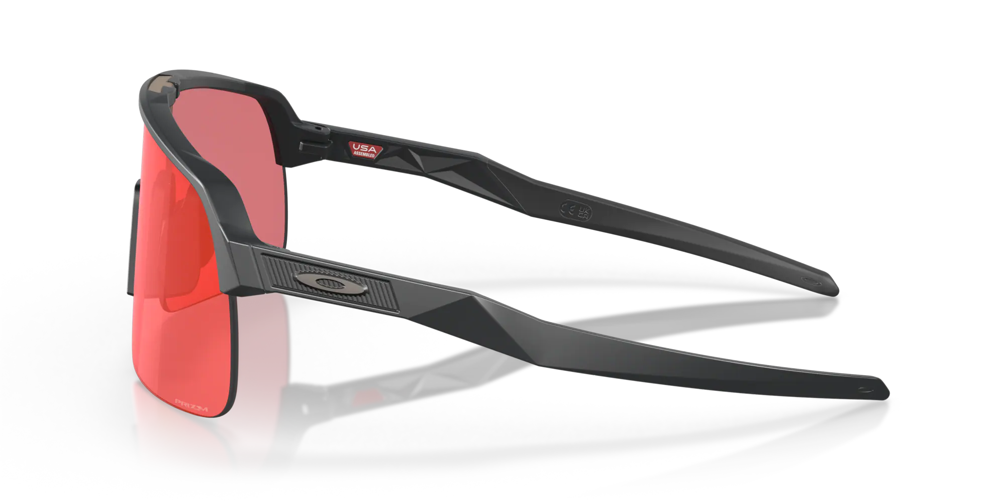 Oakley Sutro Lite Sonnenbrille Matte Carbon/Prizm Trail Torch