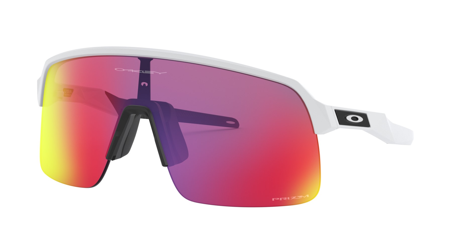 Oakley Sutro Lite Sonnenbrille Matte White/Prizm Road