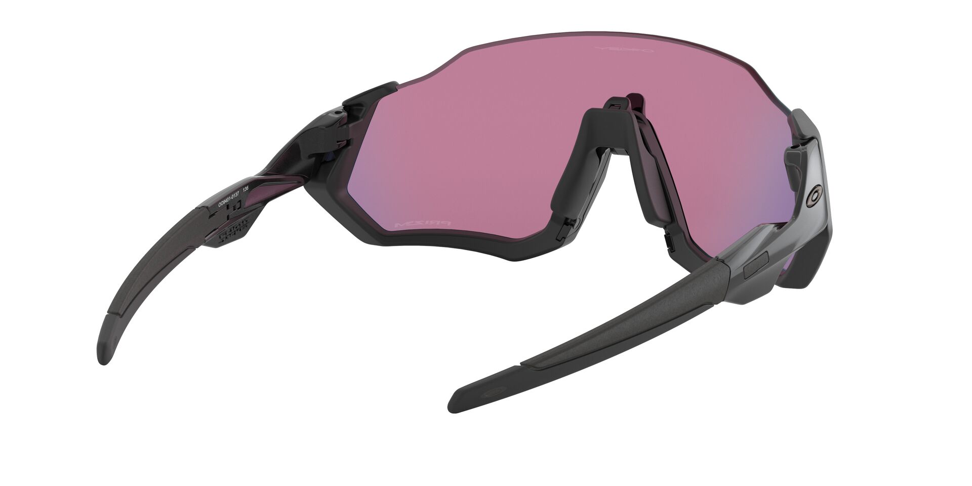 Oakley Flight Jacket Sonnenbrille Matte Black, Prizm Road