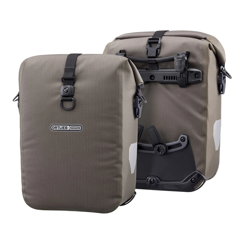 Ortlieb Gravel-Pack Quick-Lock2.1 Gepäckträgertaschen dark sand