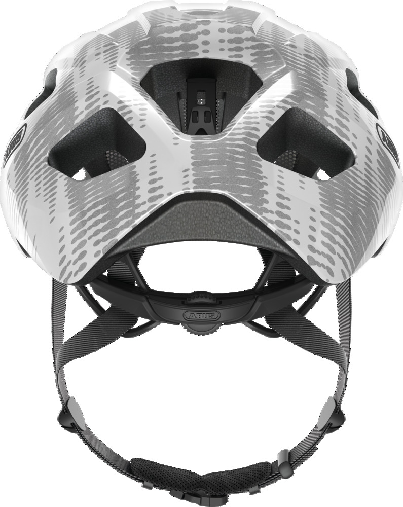 ABUS  Macator Helm white silver