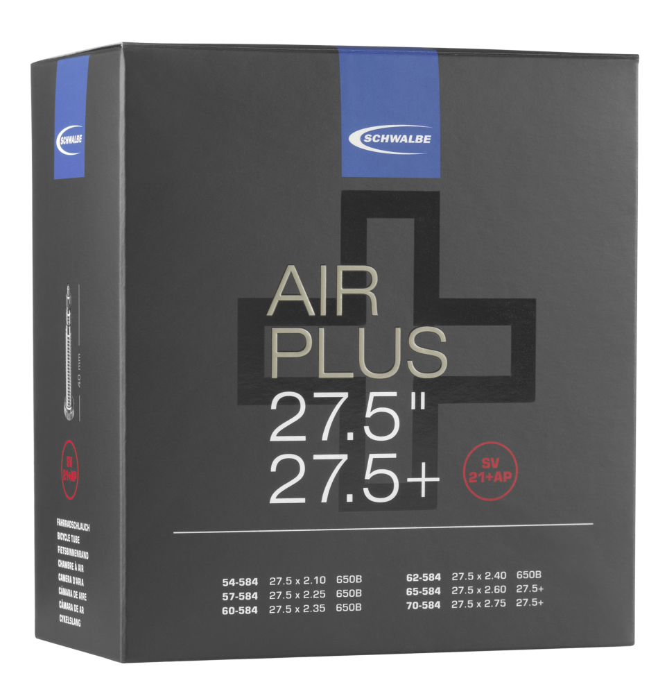 Schwalbe Air Plus Schlauch Nr. 21 +AP 27.5x2.10-2.75" 54/70-584 SV 40mm 