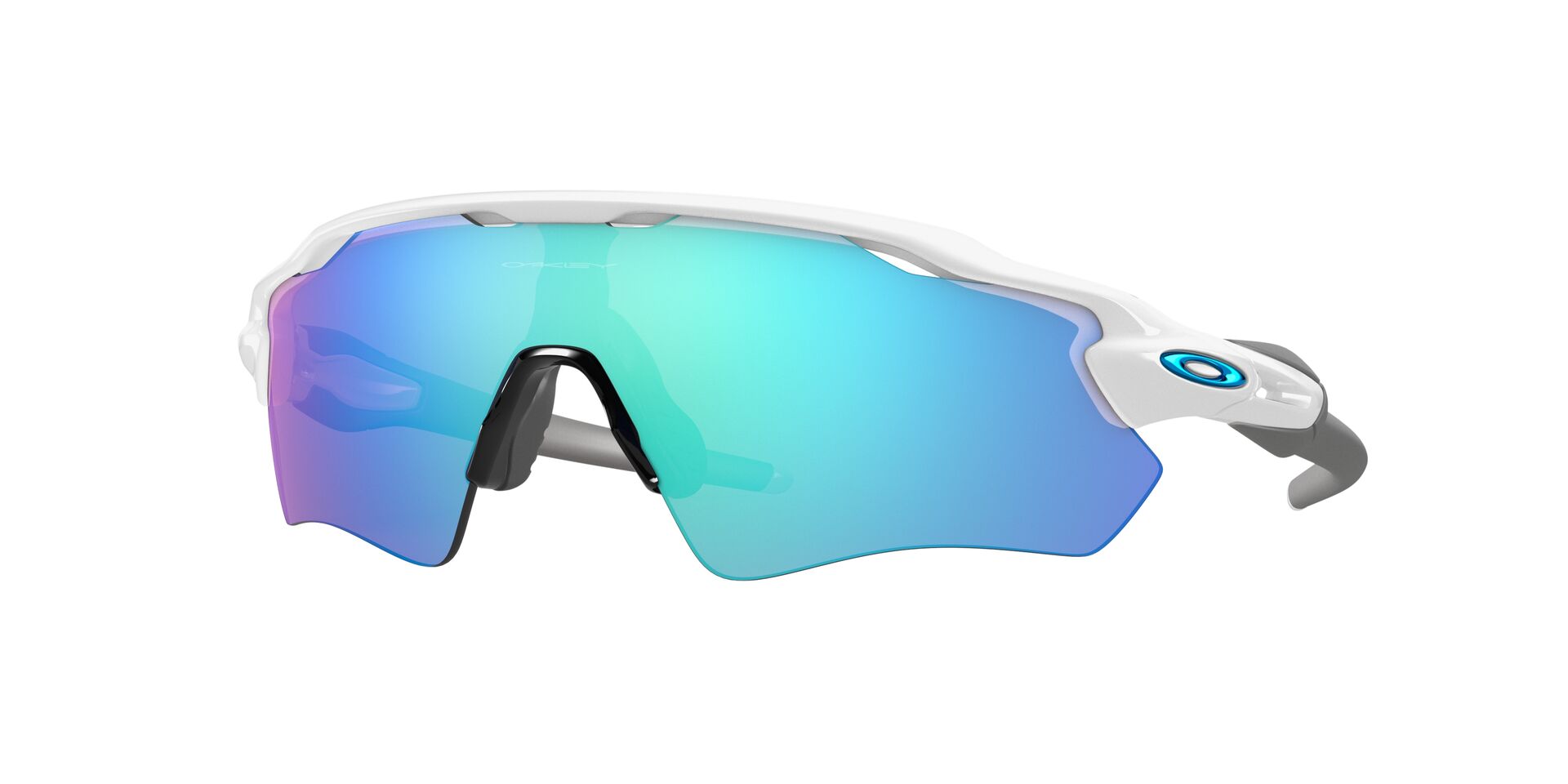 Oakley Radar EV Path Sonnenbrille Polished White/Prizm Sapphire