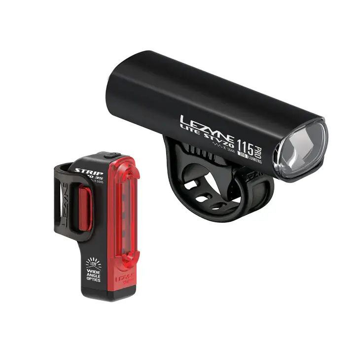 Lezyne Lite Drive StVZO Pro 115 / Strip StVZO Beleuchtungsset  