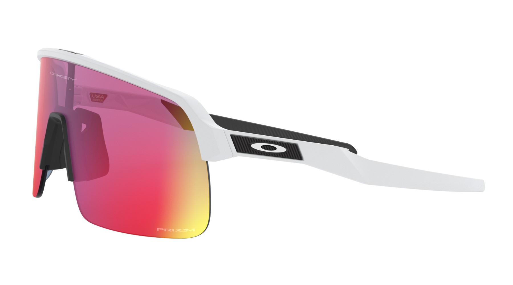 Oakley Sutro Lite Sonnenbrille Matte White/Prizm Road