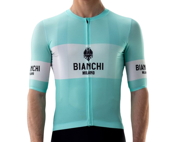 Bianchi celeste jersey top