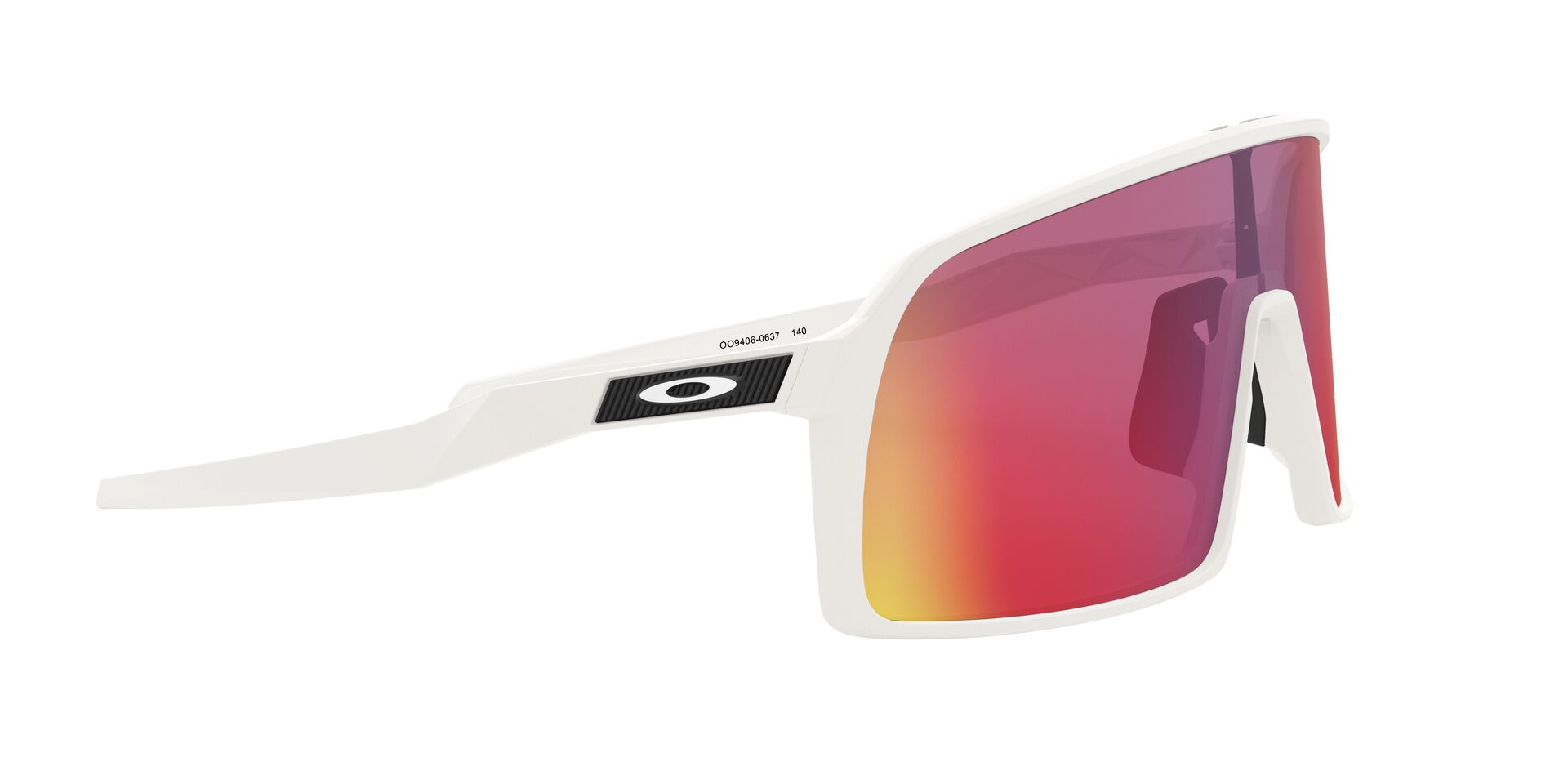 Oakley Sutro Sonnenbrille Matte White/Prizm Road