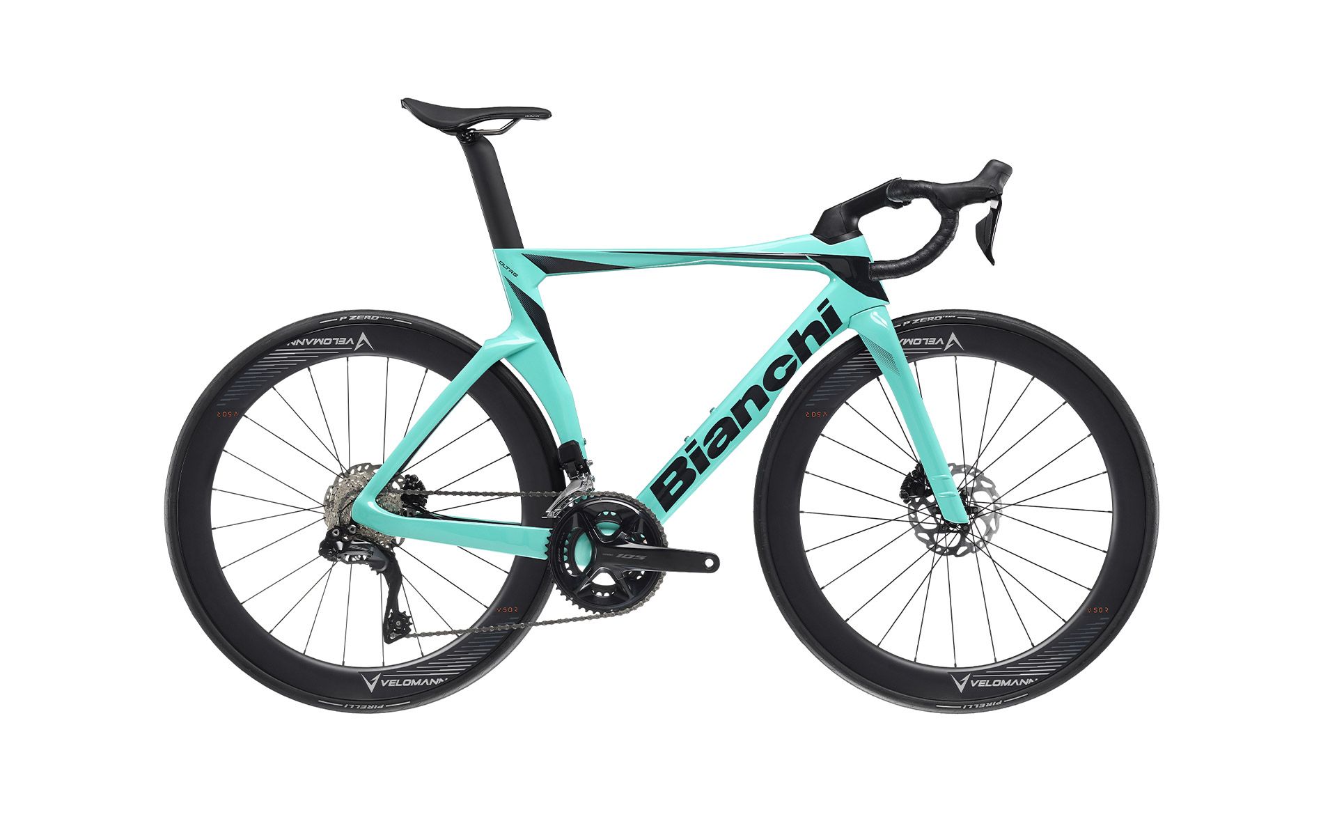 Bianchi Oltre Comp 105 Di2 12SP CK16/Graphite Full Glossy 