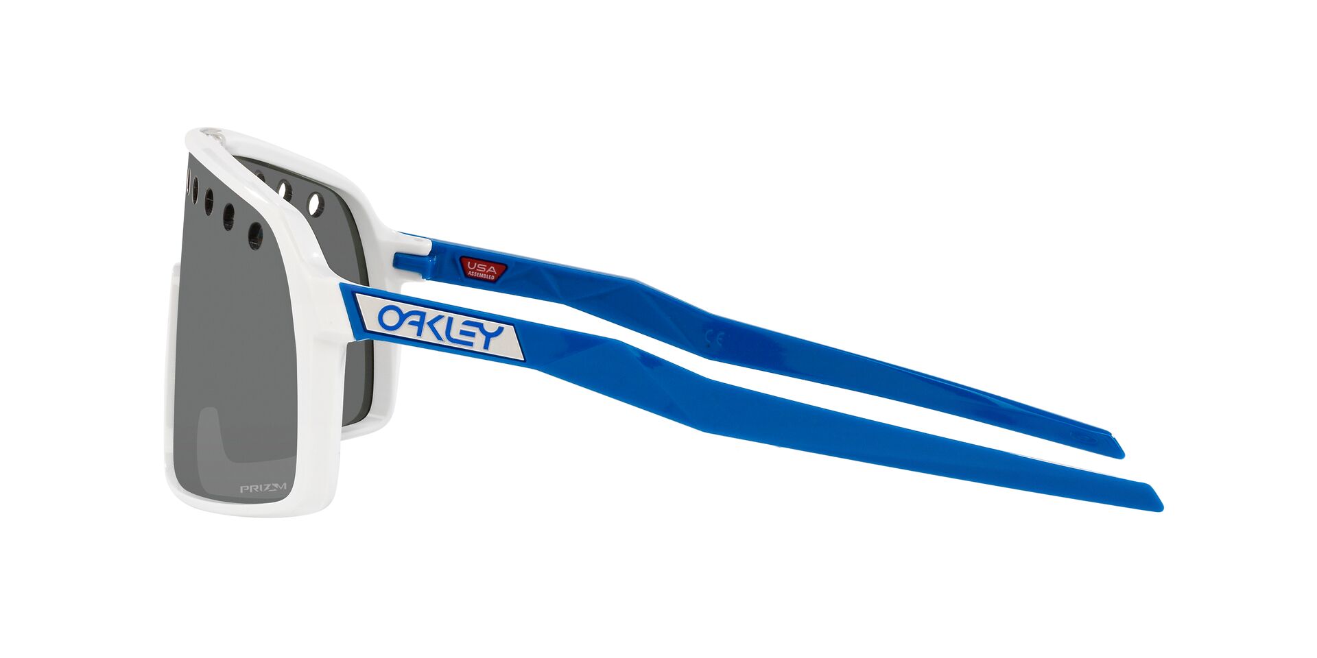 Oakley Sutro Eyeshade Sonnenbrille Polished White/Prizm Black