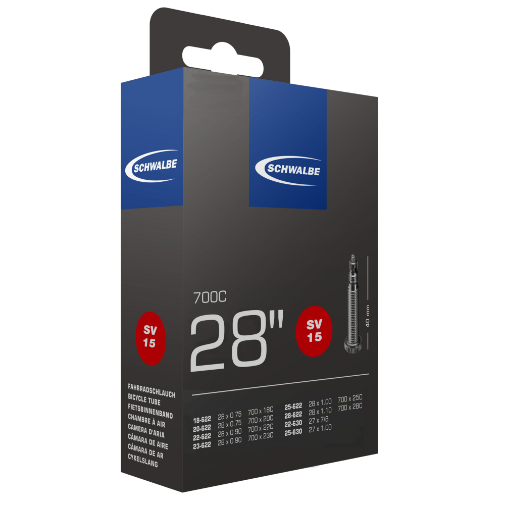 Schwalbe Schlauch Nr. 15 28" 18/28-622/630 SV 60mm  