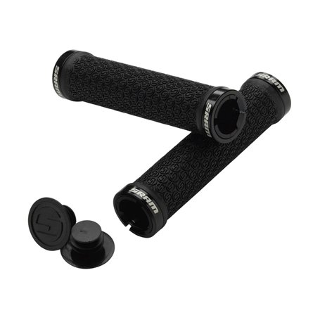 SRAM Griffe mit Double Clamps & End Plugs Black