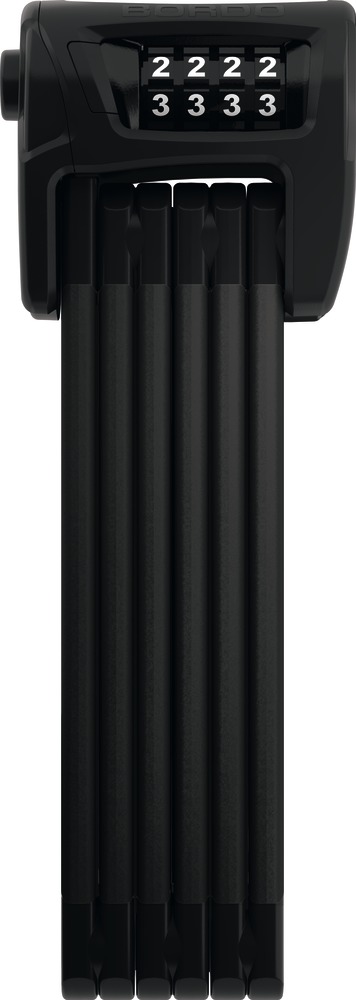 ABUS Bordo Combo 6100/90 Faltschloss mit Halter 90cm schwarz