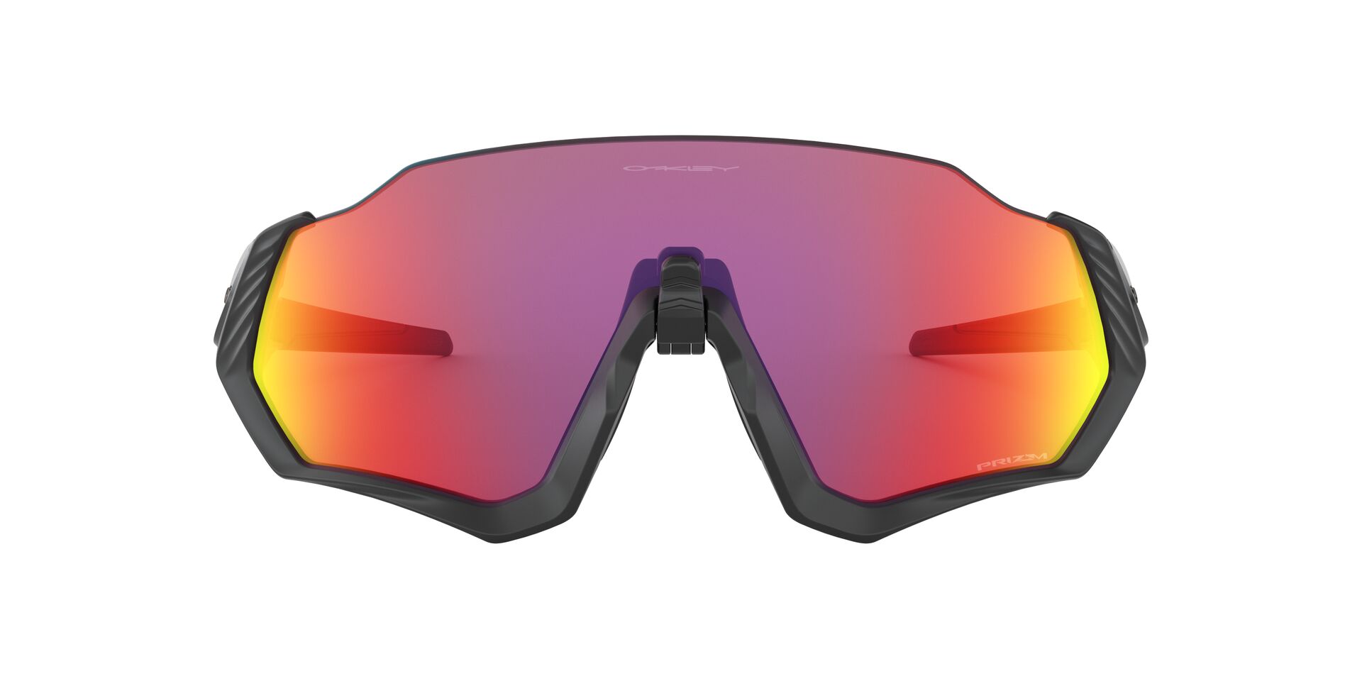 Oakley Flight Jacket Sonnenbrille Matte Black, Prizm Road