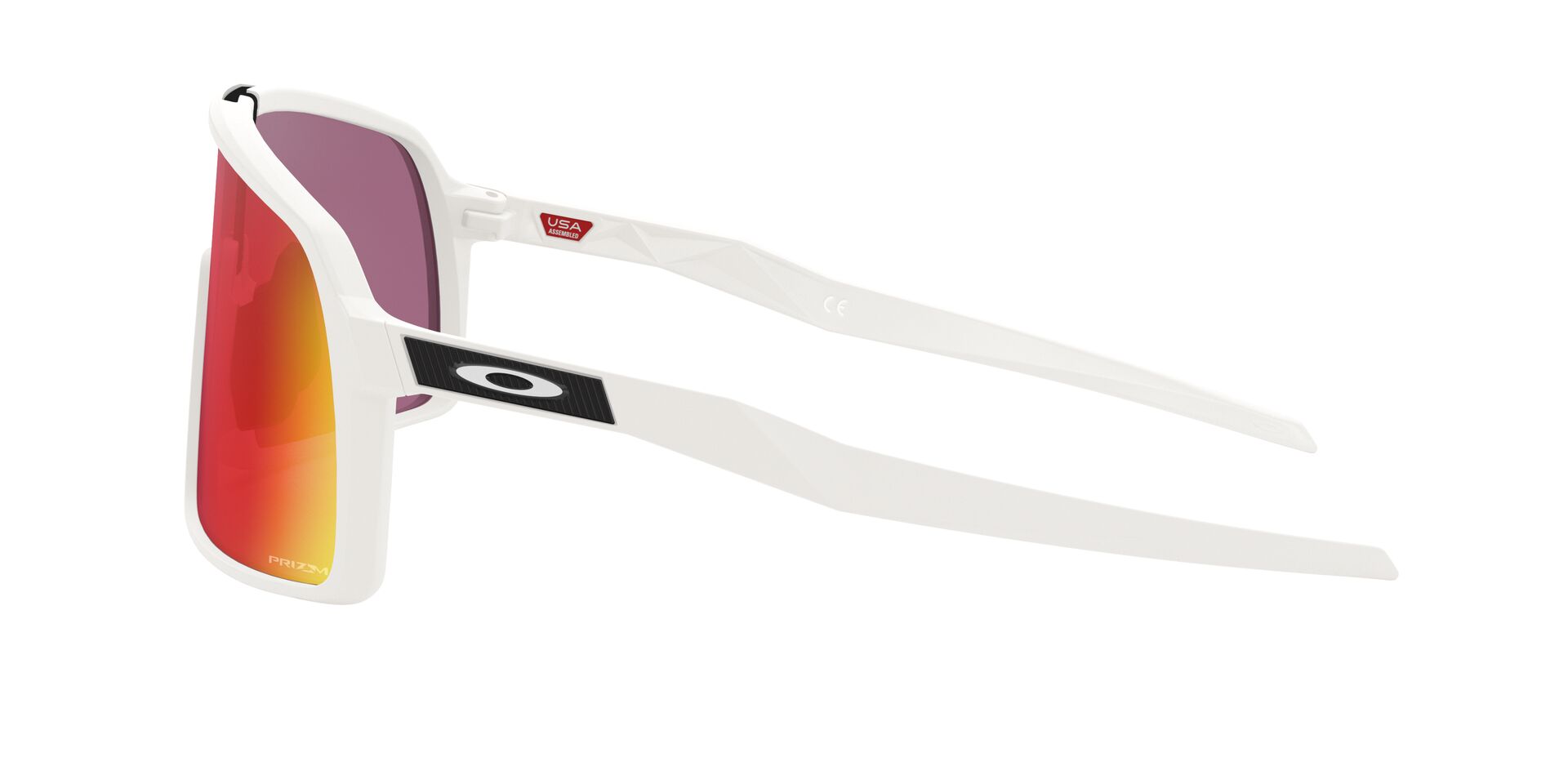 Oakley Sutro Sonnenbrille Matte White/Prizm Road