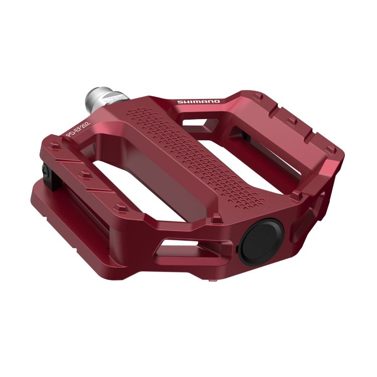 Shimano PD-EF202 Flat Pedal Plattform Pedale rot